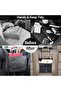 Car Net Pocket Handbag Holder, Mesh Organizer with Multiple Storage Pockets for Car, Univer - 7