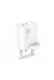 Fast Wall Charger 33W GaN Dual Type-C Ports Support iPhone 15/16 Pro Max & PPS - White