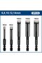 Diamond drill bits 5pc 6-14mm hexagonal for granite/tile. - 3