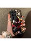 Samsung Galaxy S24 Ultra Compatible Spiderman Patterned Silicone Edge Hard Back Case Couple Phone Case - 3