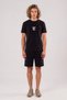 Jaguar Patterned Men's Black T-Shirt - 100% Cotton Regular Fit Premium Embroidered Basic Sports Casual T-Shirt - Standard Cut Animal Patterned Black T-Shirt - 4