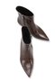 Celeste Rosa Women's Pointed Toe Heeled Boots 0012400 Brown Crocodile - 5