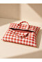 Red Gingham Double-Sided Borcam, Pot and Storage Container Carrying Bag - 3