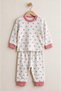 100% cotton baby girls kids pajamas set - 2