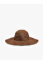 Straw Hat with Wide Brim