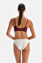 White Skin Classic Laser Cut Bonding Brief - 2