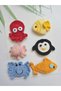 Sea Holiday Combination Baby Gift Pinterest Combinations Hairless Baby Hairpin 6-Piece Mixed Sets Hanmade Knitted Organic Baby Hair Accessories - 5