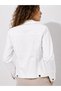 Button Detailed Lycra Women's Jacket - 3