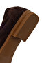 Women's Brown Suede Leather Ballerinas 26Pfd290810 - 8