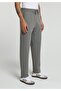 Regular Fit Mid Waist Straight Men's Brown Sweatpants - 4