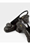 Thick Heel Elastic Comfortable Classic Heeled Genuine Leather Shoes - 6.5 cm - 3