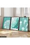 Sea Themed 3 Piece Wooden Framed Painting Act - 2