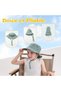 Sun hat for boys and girls - Adjustable cotton fisherman's with UV protection Children's summer (52 cm) - 2