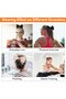 Hairbands for buns 6pc multi-color. - 2