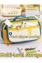 Pencil case 4 compartments large capacity multilayer. - 3