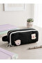 Cute Figured Badge Two-Eyed Pen Holder Pencil Case Pencil Bag - 4