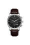 Men's Stainless Steel Watch, Brown Leather Band | Tm12345