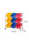 Zenments 9-Bin Storage Organizer, Rolling Utility Organizer Storage Cart, for Home Office, School, Classroom, Hobby, Craft, 9-Bins, Multicolor - ZEN-262 - 3