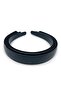 2 cm Wide ((3 Pieces)) Plastic Raw Crown Black Color - 2