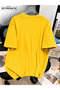 Cute Sunflower Print Oversized T-Shirt in Distinctive Colors - 2