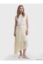 Trendlucky Asymmetrical Cut Flared Skirt with Elastic Waist and Ruffles