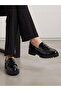 Black Patent Chunky Loafers - 7