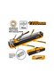 1200mm Manual Tile Cutter, 16mm Cutting Thickness, Carbide Blade, Steel Base, Aluminum Sliders - 2