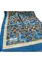 Floral Pattern Glamour Shawl Blue 54269 - 2