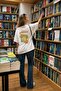 Women's Oversize T-Shirt Aries Printed White – Crew Neck, Comfortable Fit, 100% Cotton - 3