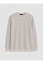 Özmarka New Season Gray Crew Neck Men's Sweatshirt - 4