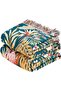 MSGKV Boho Throw Blanket 100% Cotton Blankets for Bed Couch 60'x80', Soft Fall Mexican Blanket Trave