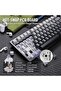 كيبورد العاب ميكانيكي للغاية اتاك شارك X820 من ماباسنيك، بلوتوث لاسلكي/2.4G/USB-C، كويرتي TKL 75% حش - 3