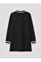 Stripe Detailed Soft Touch Women's Sweatshirt Tunic - 6