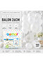 Indoor - White Balloon 10 Inc - 26cm - 100Pcs Bx40 - 2
