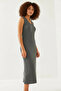 Women's Double Knitwear Anthracite Set - 8