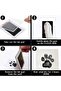 Memorial shadow box 21.8cm with paw print collar stand. - 3