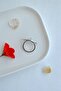 Adjustable Bow Ring with Zircon Stone - 3