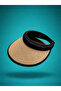 Butik Sunscreen Imported Striped fabric/ Straw Visor Hat Suitable for Hijab Crown Model Summer Hat - 2