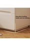 Simple Solid-Color Style Bedside Table, Multi-Functional Solid Wood Bedside Cupboard, End Table, Night Table, Nightstand, Room Storage Cabinet, Double-Layer Drawers, Suitable For Small-Sized A - 4