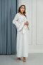 Embroidered Flora Reception Robe - 3