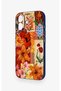 iPhone 17 Compatible Orange Lily Patterned Silicone Case - 4