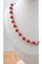 Two-Color Ball Detail Necklace - 2