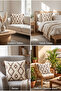 Ethnic Patterned Geometric Embroidered Decorative Throw Pillow Cover (Without Inner Filling) - 5
