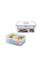 صندوق تخزين طعام مستطيل قصير من Lock N Lock، طراز HPL/825B، مقاس 23.2 × 16.5 × 9.5 سم، مع غطاء، فاخر، أحمر اللون - 3