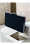 Black Striped Laser Patterned Women's Evening Dress Bag Wedding Engagement Graduation - 3