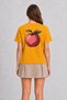 Kayısı Sketch Graphic T-Shirt - Yellow - 4