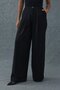 Black Pleated Comfort Pants - 3