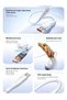 66W Max Fast Charging USB‑A to Type‑C Cable, Reinforced PVC Cord with Smart Chip, 480Mbps High Speed Data Transfer - 3