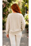 Women's I Feel Good Written Round Neck Long Sleeve Sweatshirt - 2