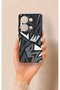Redmi Note 13 Pro 4g Compatible Geometric Block Pattern Silicone Case - 4